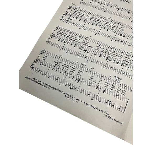 Marianne Sheet Music Terry Gilkyson Frank Miller Richard Dehr The Easy Riders - Picture 4 of 5